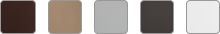 Cabinet color swatches