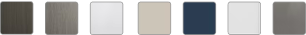 Cabinet color swatches