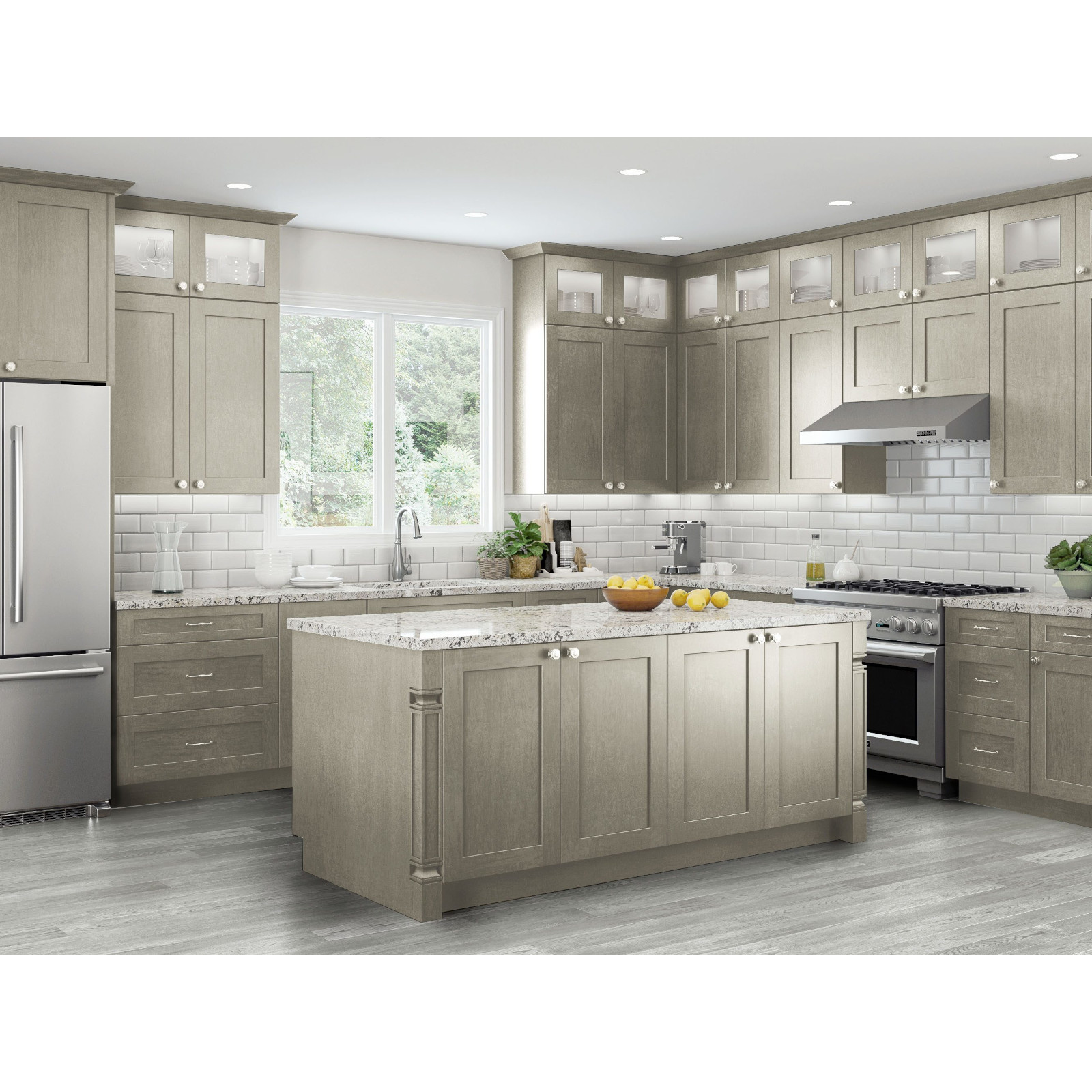 CNC Cabinetry Assembled Concord Elegant Stone 10x10 Kitchen