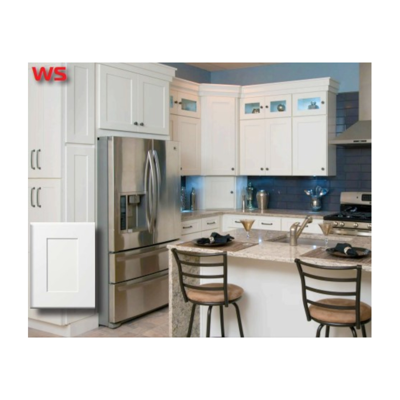 Everview RTA White Shaker 10x10 Kitchen