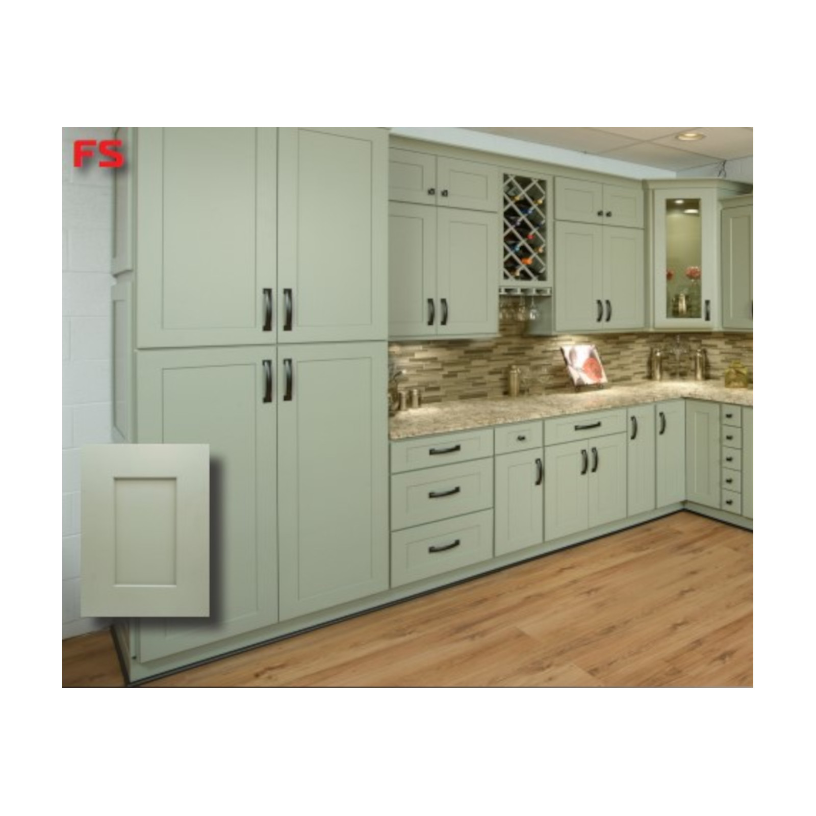 Everview RTA Florence Sage 10x10 Kitchen