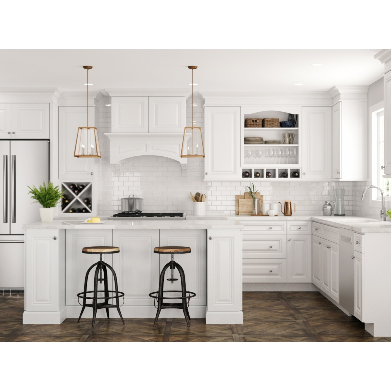 CNC Cabinetry Assembled Concord Park Avenue 10x10 Kitchen