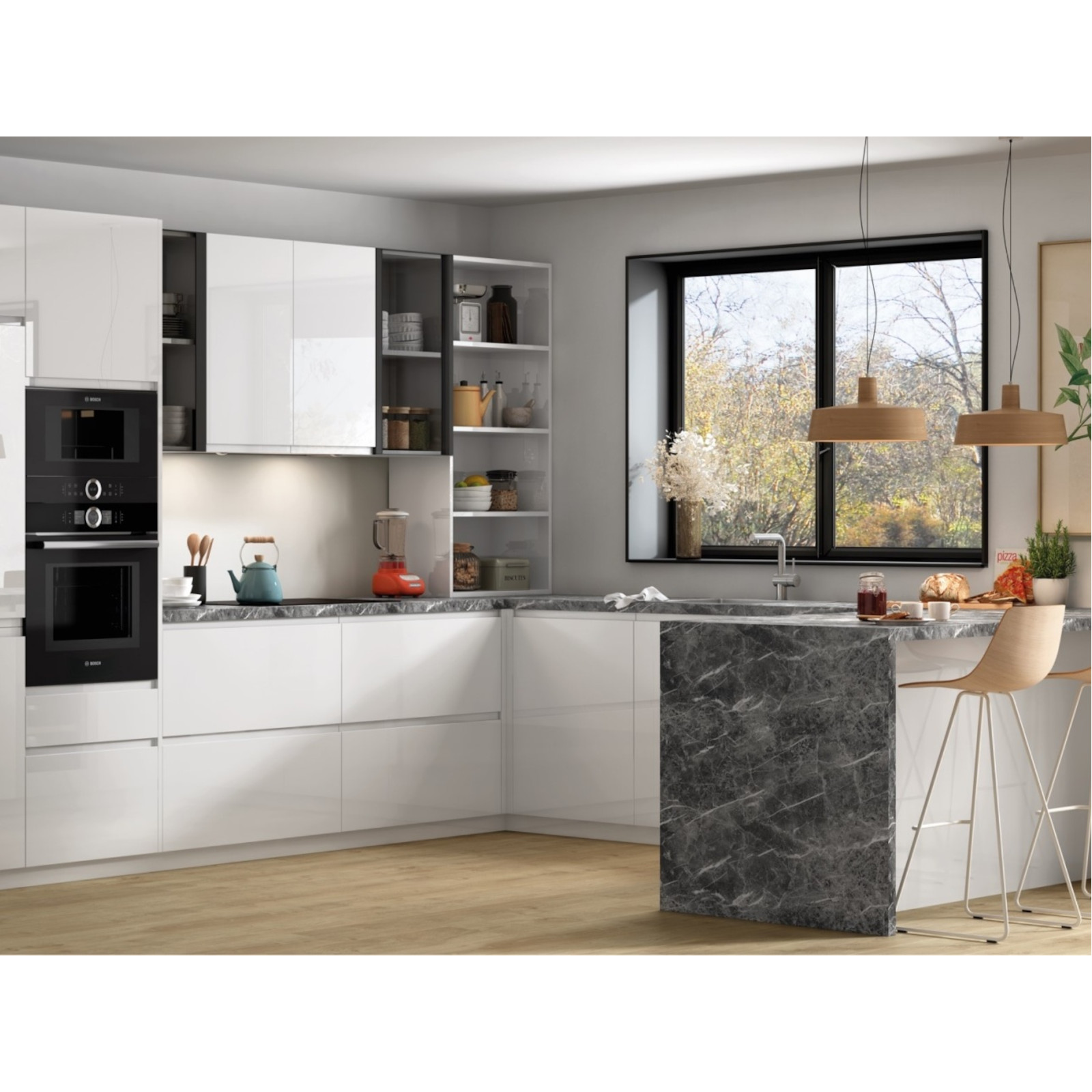 CNC Cabinetry Assembled Classic Alvic - Luxe 10x10 Kitchen