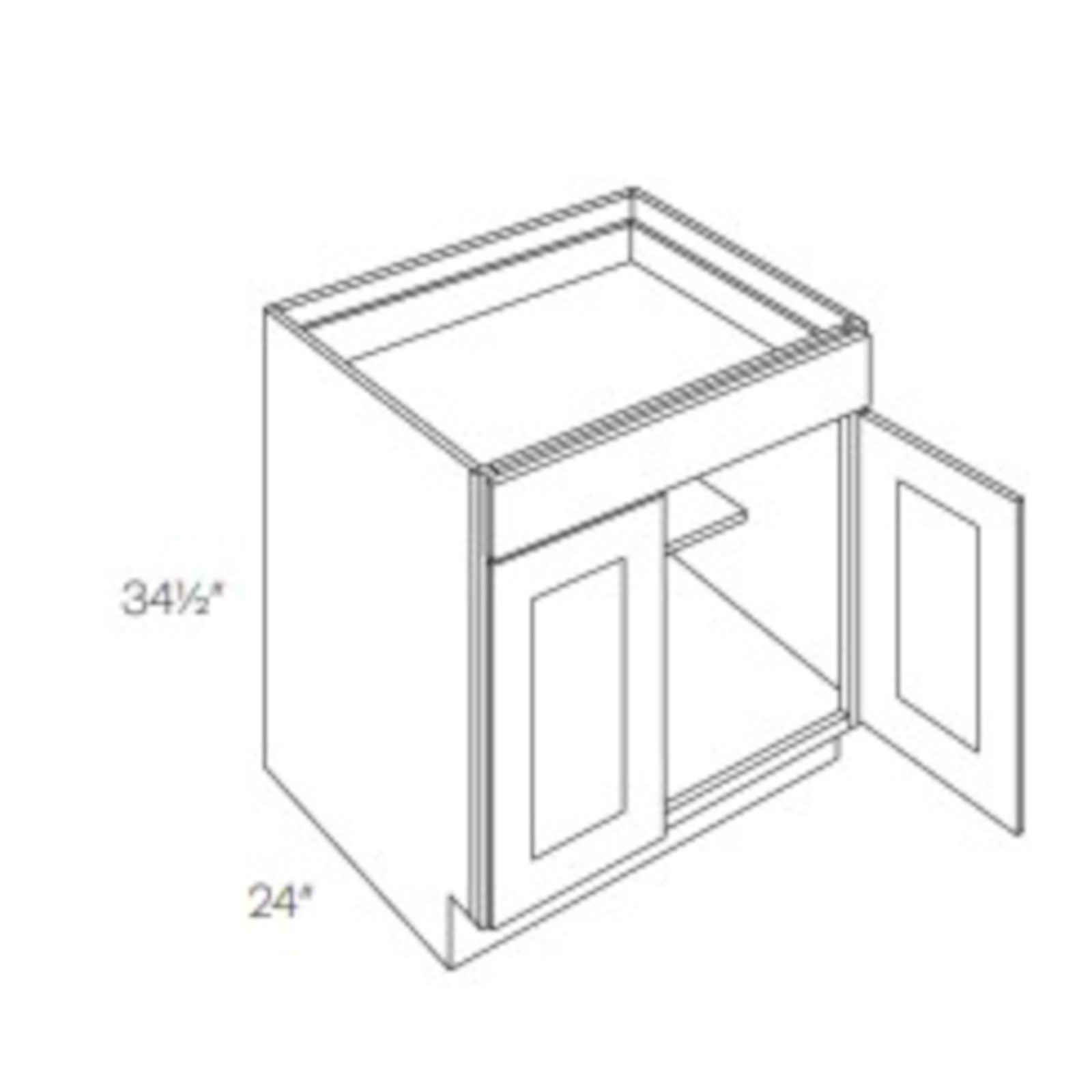 CNC Fashion Ocean - Base Cabinet