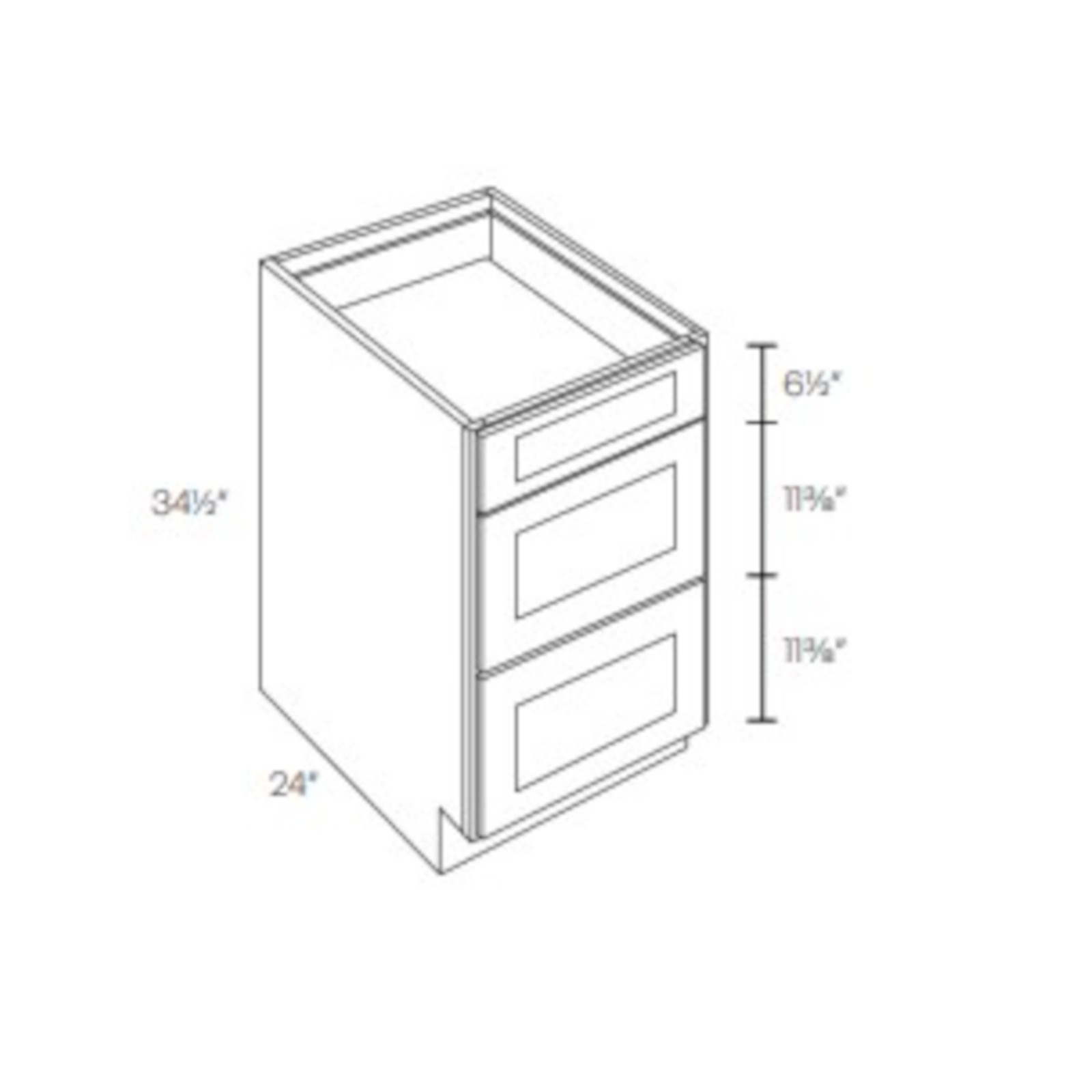 CNC Fashion Ocean - Drawer Base Cabinet