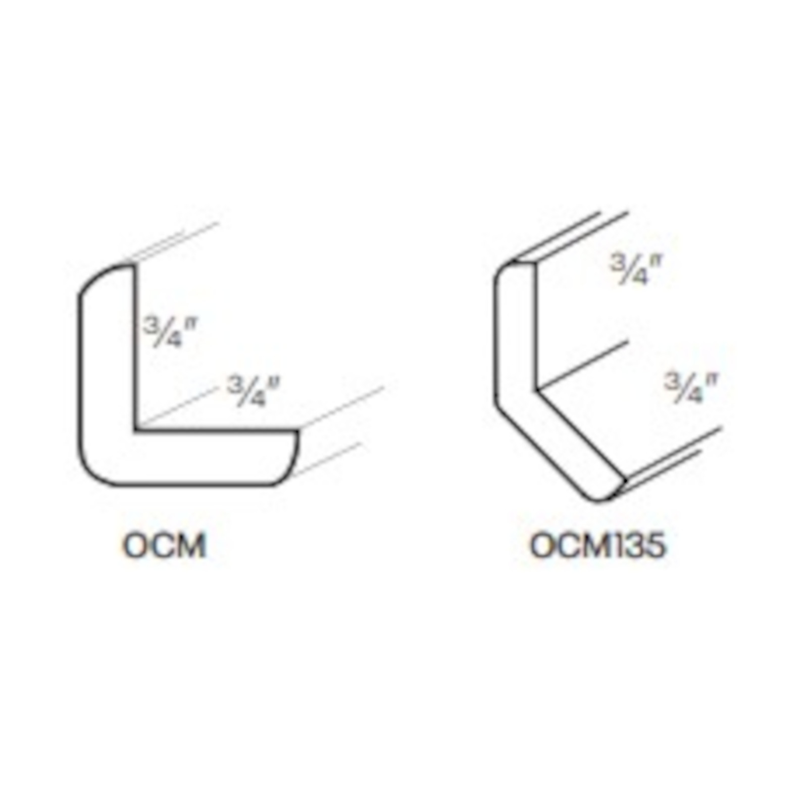 CNC Fashion Ocean - Outside Corner Molding