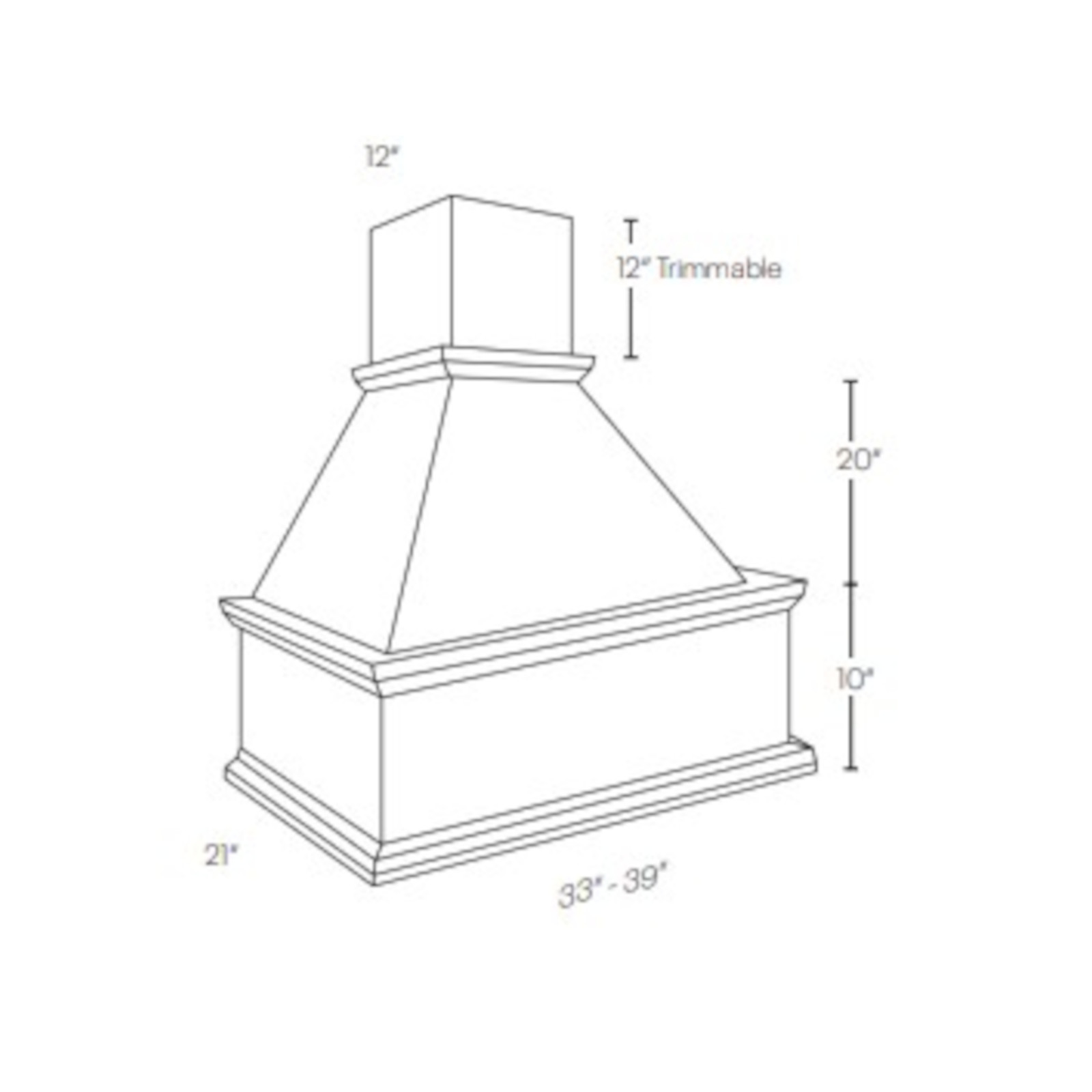 CNC Fashion Ocean - Straight Wood Hood