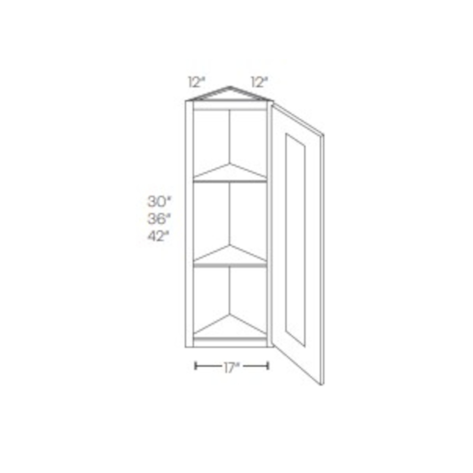 CNC Fashion Ocean - Wall End Cabinet