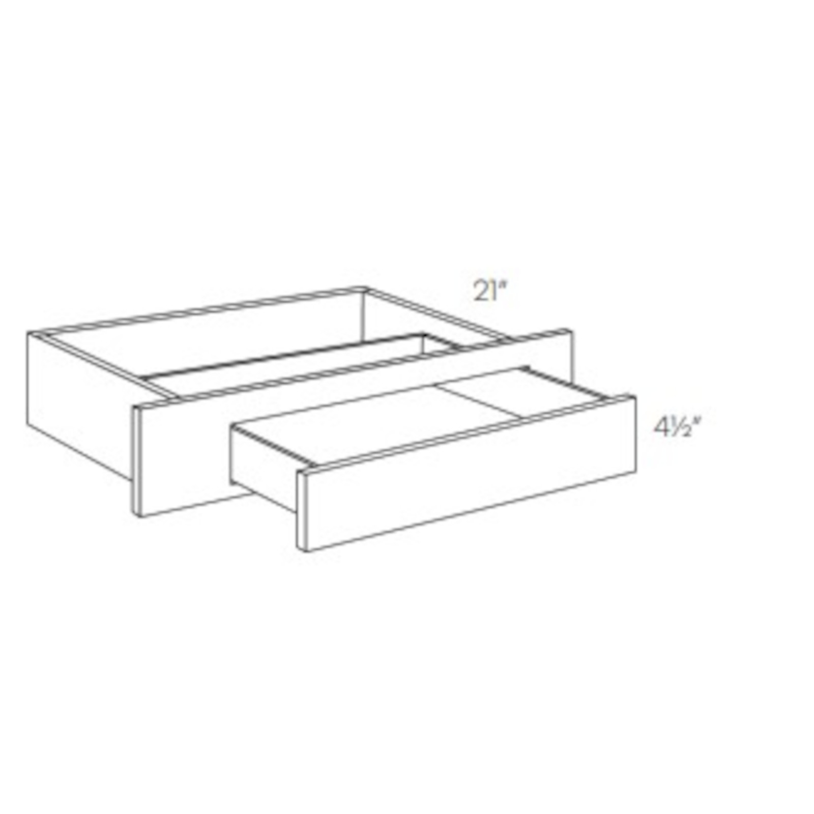 CNC Elegant Dove - Desk Drawer