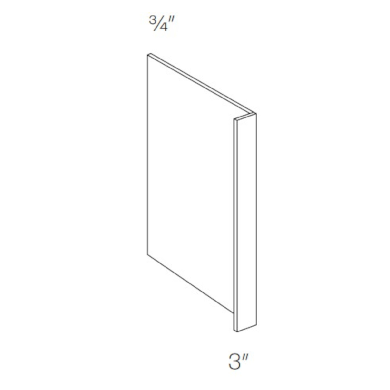 CNC Assembled Classic Milano Sand - Dishwasher Panel