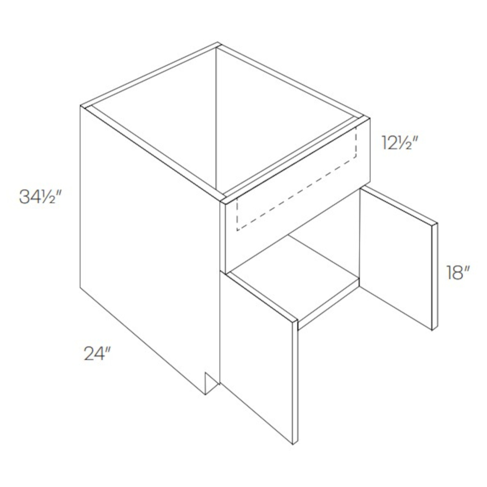 CNC Assembled Classic Milano Seaside - Farm Sink Base Cabinet