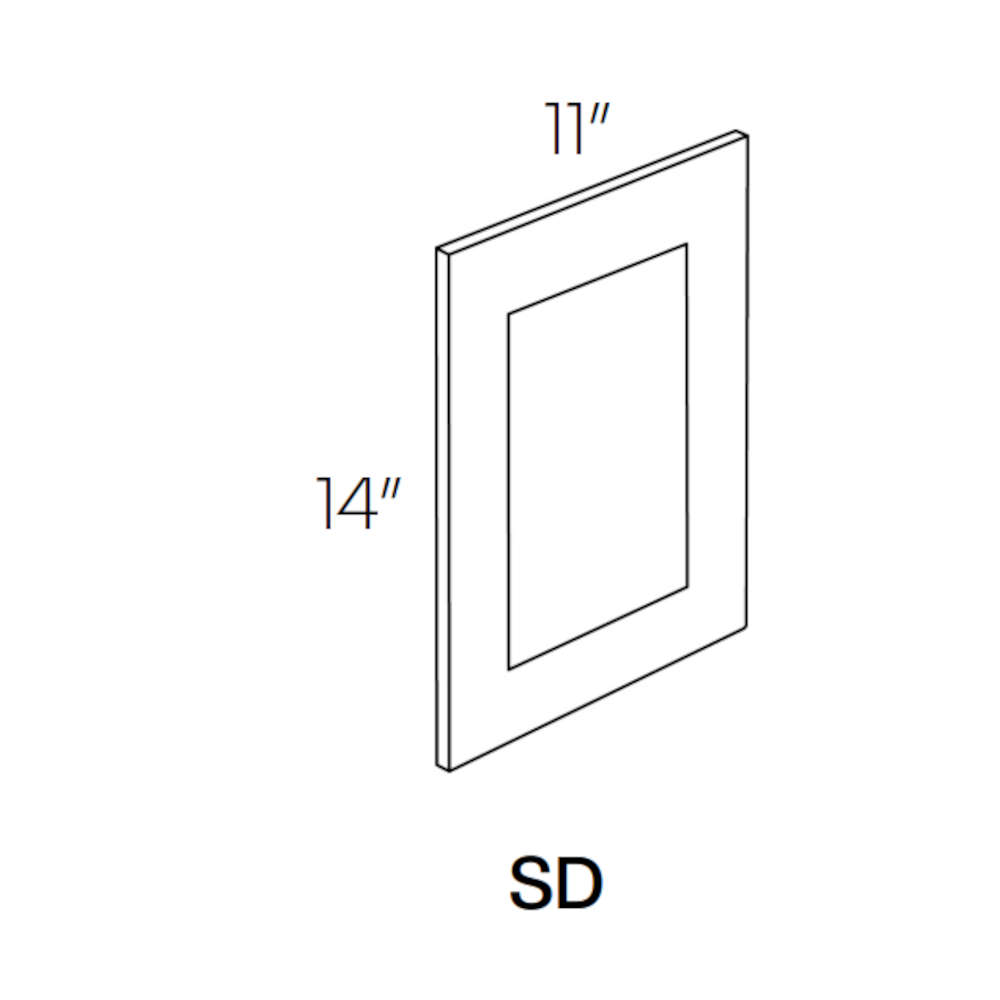 CNC Assembled Classic Matrix Silver - Sample Door
