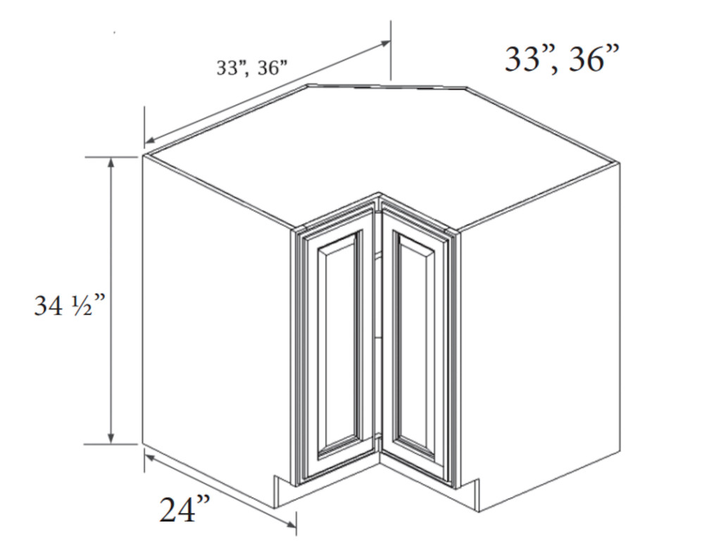 Everview RTA Cambridge Shaker - Base Cabinet - Easy Reach
