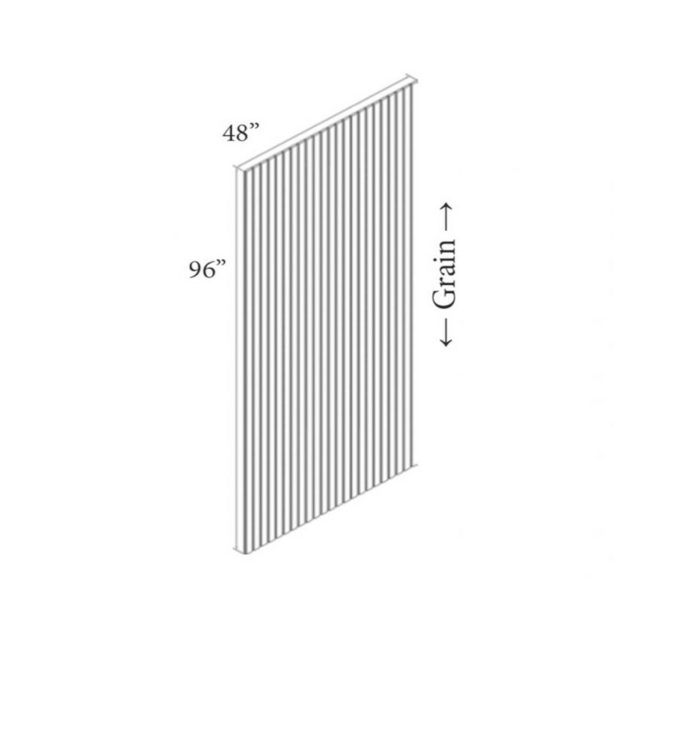 Everview RTA Cambridge Shaker - Bead Board