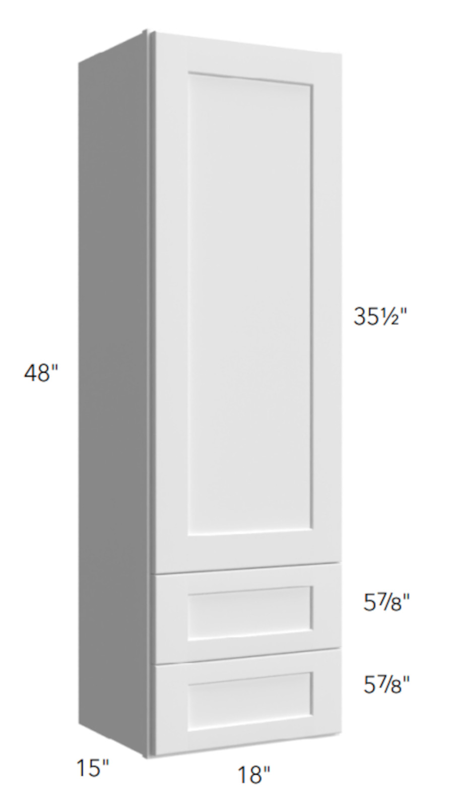 Fabuwood Desert Oak High Wall Cabinet