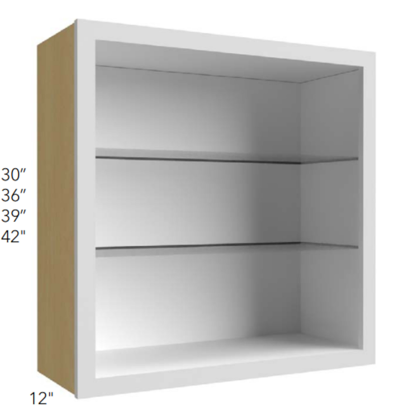 Fabuwood Desert Oak High Wall Cabinet