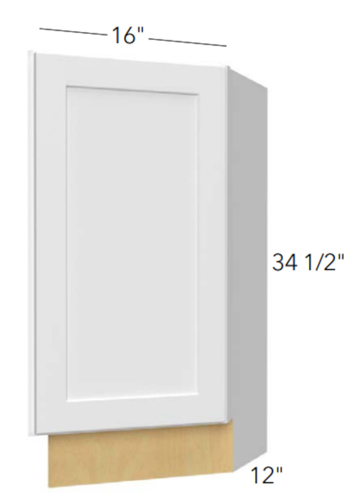 Fabuwood Desert Oak Transitional Base Cabinet