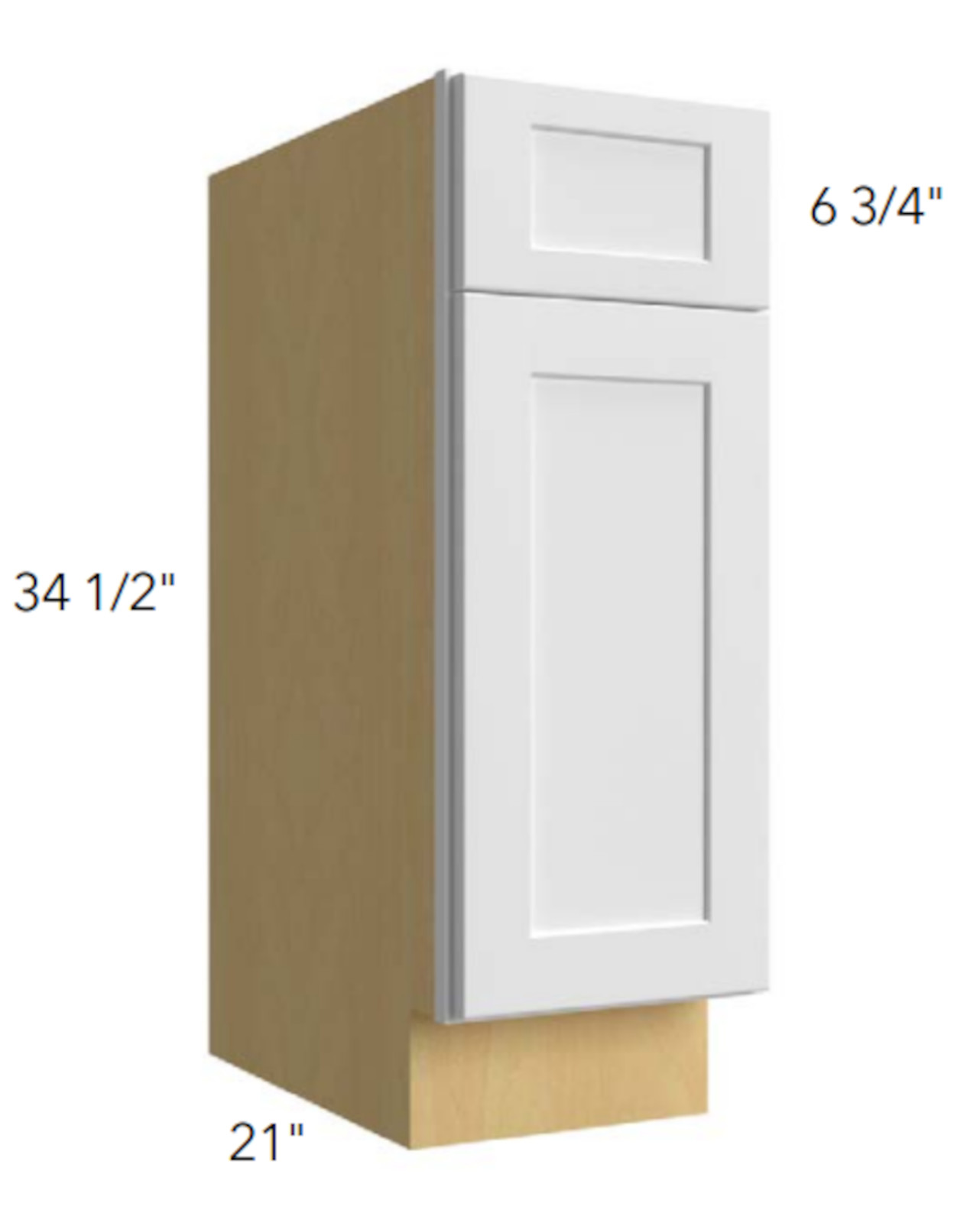 Fabuwood Desert Oak Vanity Base Cabinet