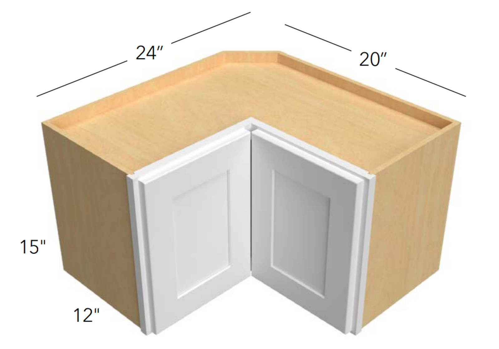 Fabuwood Desert Oak High Wall Cabinet