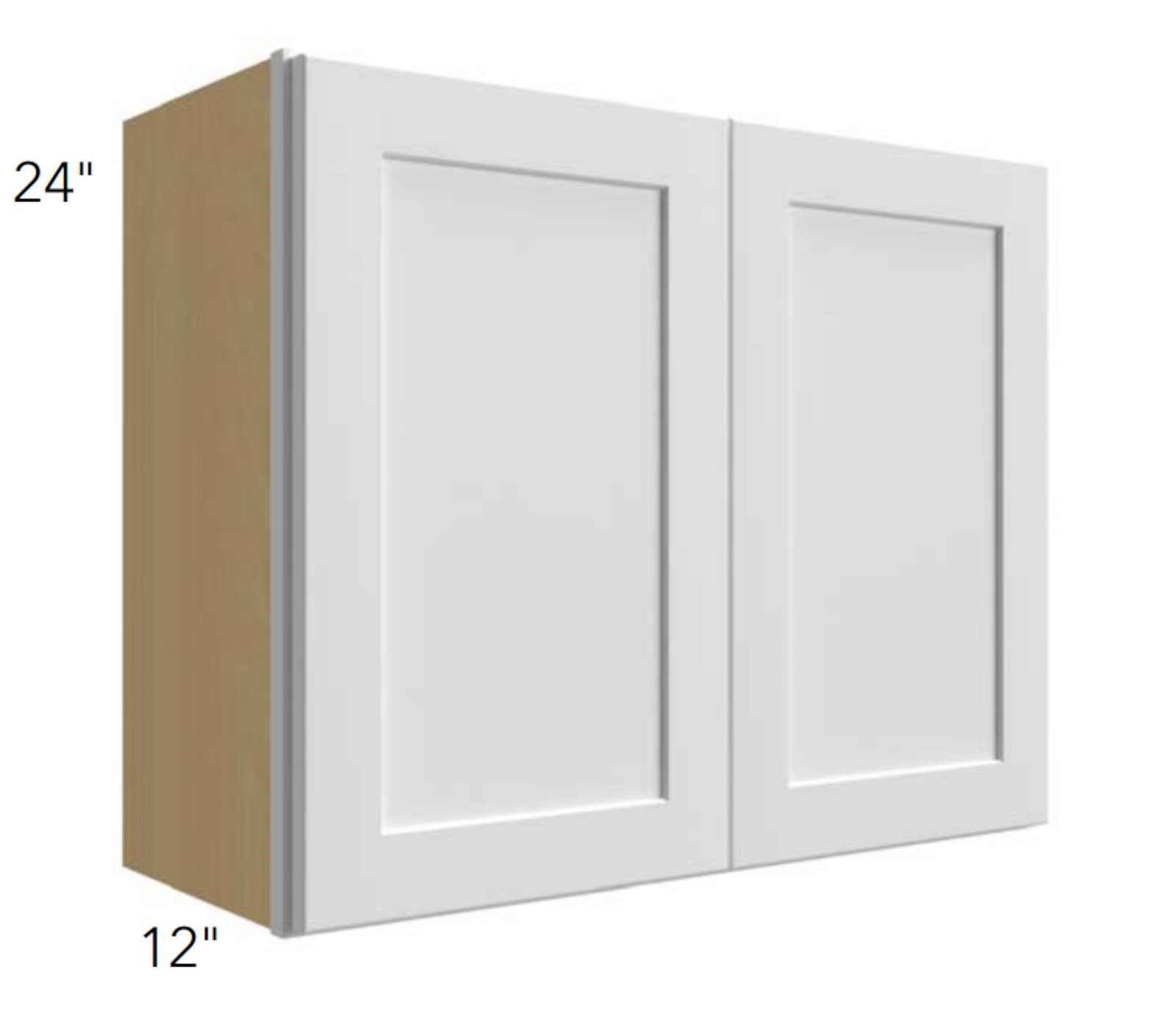 Fabuwood Desert Oak High Double Door Wall Cabinet