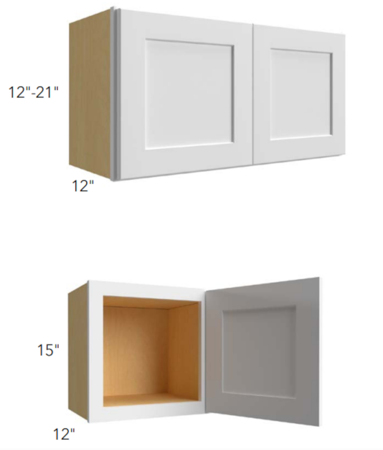 Fabuwood Desert Oak High Wall Cabinet