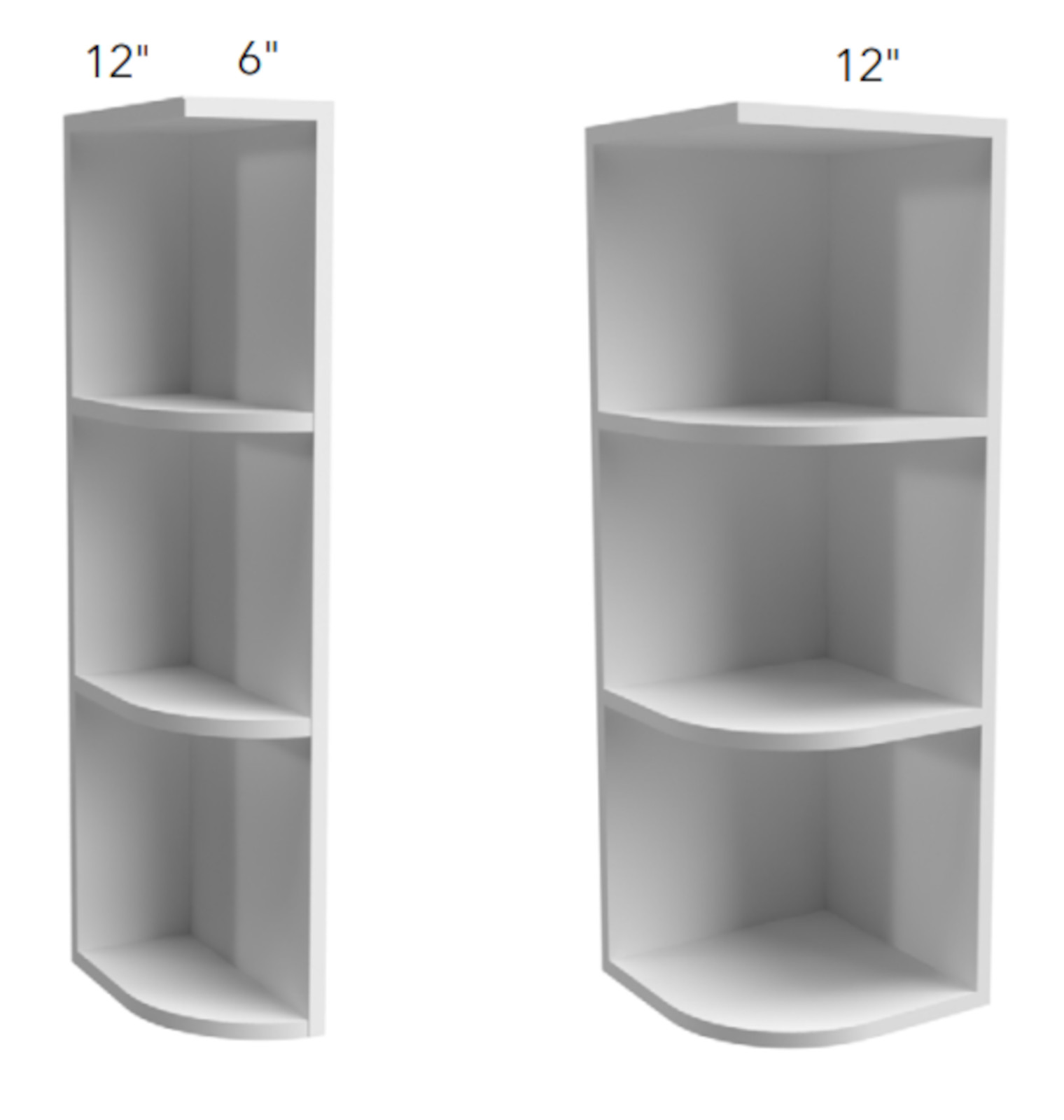 Fabuwood Desert Oak High Open End Wall Cabinet