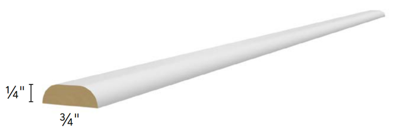 Fabuwood Galaxy Pitch Black Batten Molding