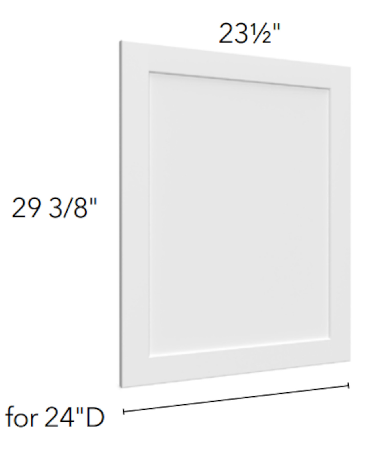 Fabuwood Galaxy Timber Wainscot Base Panels