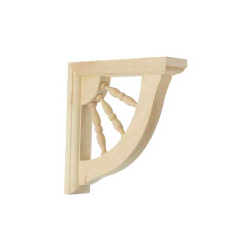 Ekena Millwork Andrea Wheel Wood Bracket