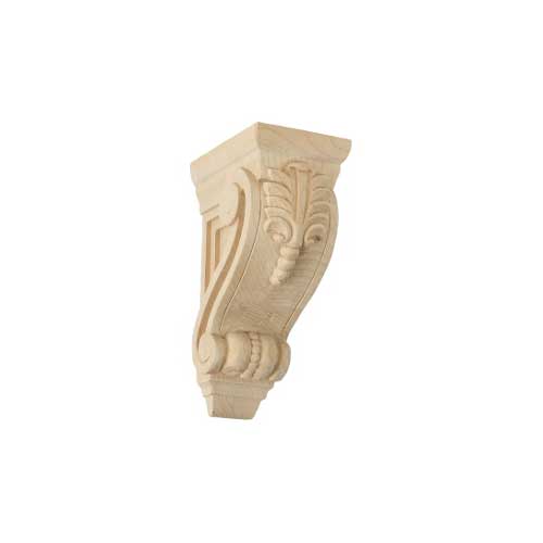 Ekena Millwork Fig Leaf Wooden Corbel