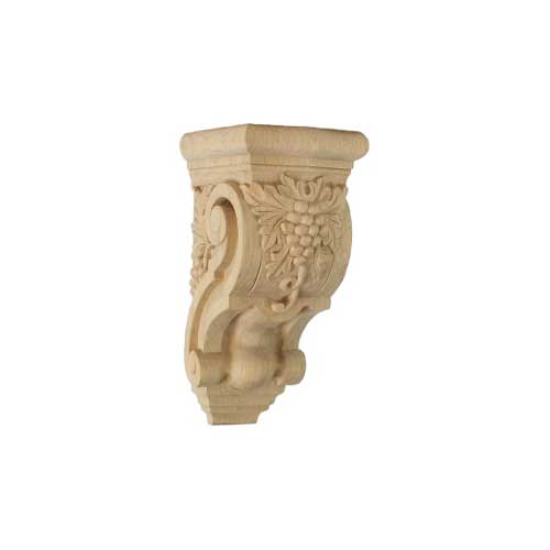 Ekena Millwork Grape Wooden Corbel