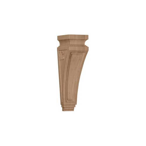 Ekena Millwork Arts and Crafts Wooden Corbel