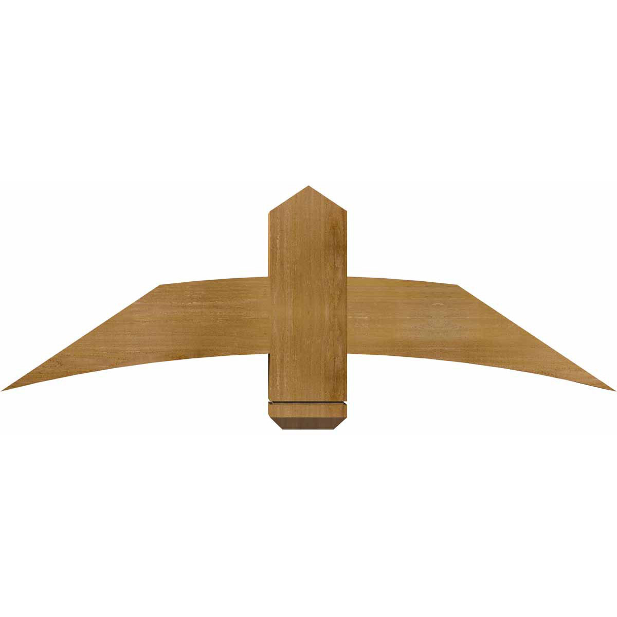 Ekena Millwork Bellingham Western Red Cedar Rough Sawn Timber Gable Brackets